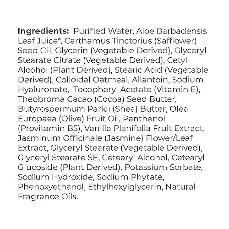 Derma E Jasmine and Vanilla Ultra Moisturizing Shea Body Lotion ? Vegan Hyaluronic Acid and Vitamin E Moisturizer for Dry Skin ? Cruelty Free Moisturizing Cream, 8 oz