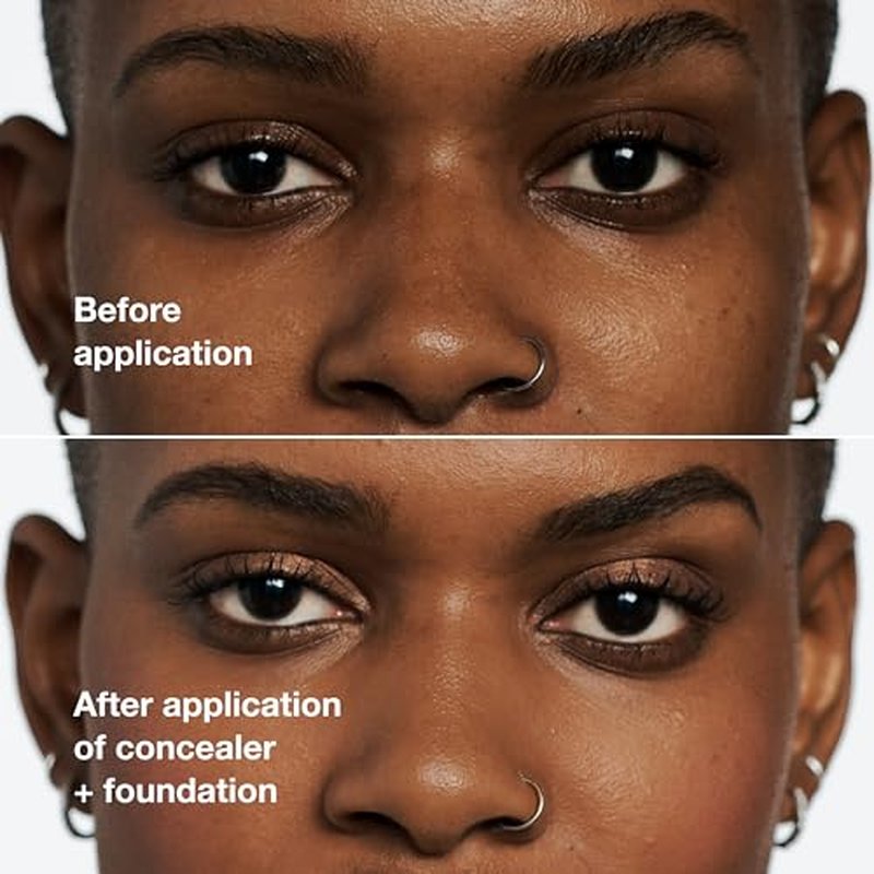 Clinique Even Better All-Over Full Coverage Concealer + Eraser Makeup For Dark Undereye Circles | With Hyaluronic Acid + Caffeine | Hydrating, Brightening + Depuffing