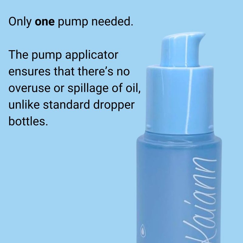 Kaiann Nail & Cuticle Oil - Fragrance Free, Ingredients include Jojoba Oil and Vitamin E and B, Cuticle & Nail Strengthener - Cuticle Softener - Pump Applicator 1oz