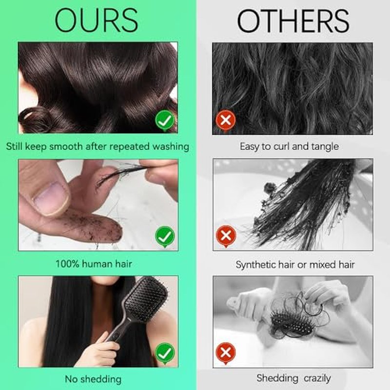 12A Human Hair Bundles 18 20 22 Inch Body Wave Bundles Human Hair 100% Unprocessed Brazilian Virgin Hair 3 Bundles Deals Human Hair Quick Weave Bundles Real Human Hair Extensions Natural Black