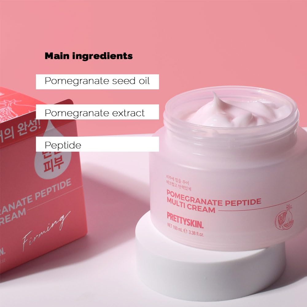 PRETTYSKIN Facial Multi Cream 100ml (Pomegranate, 3.38 fl oz)