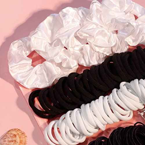 YANRONG 755PCS Hair Accessories for Woman Set Seamless Ponytail Holders Variety Hair Scrunchies Hair Bands Scrunchy Hair Ties 759 Piece Set
