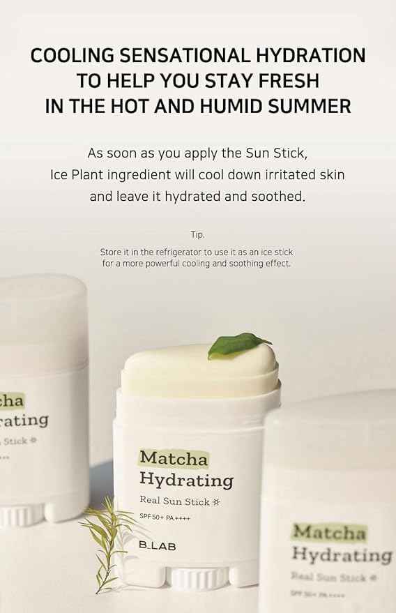 B_LAB Matcha Hydrating Real Sun Stick 21g