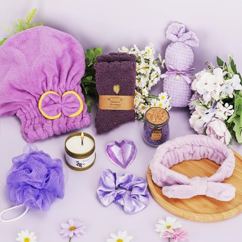 Birthday Gift Baskets for Women, 21 Piece DIY Surprise Photo Pop Up Box Self Care Gift Kit for Mom Her, Get Well Soon Sympathy Spa Christmas Mother's Day Gifts for Friend Wife Girlfriend Grandma