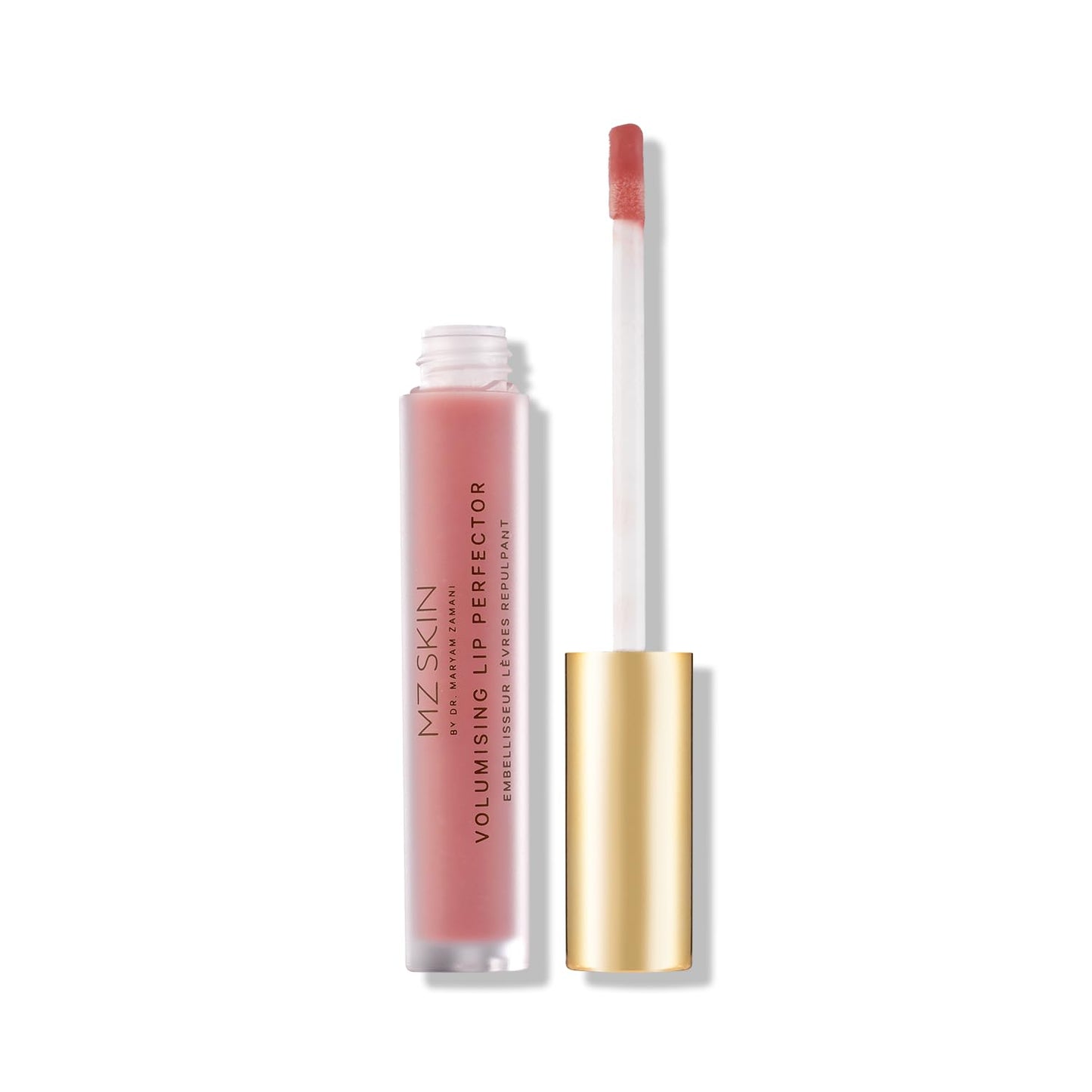 MZ SKIN Volumizing Lip Perfector | Plumping & Hydrating Lip Gloss with Peptides and Caffeine for Fuller, Smoother Lips, 3 mL / .10 oz