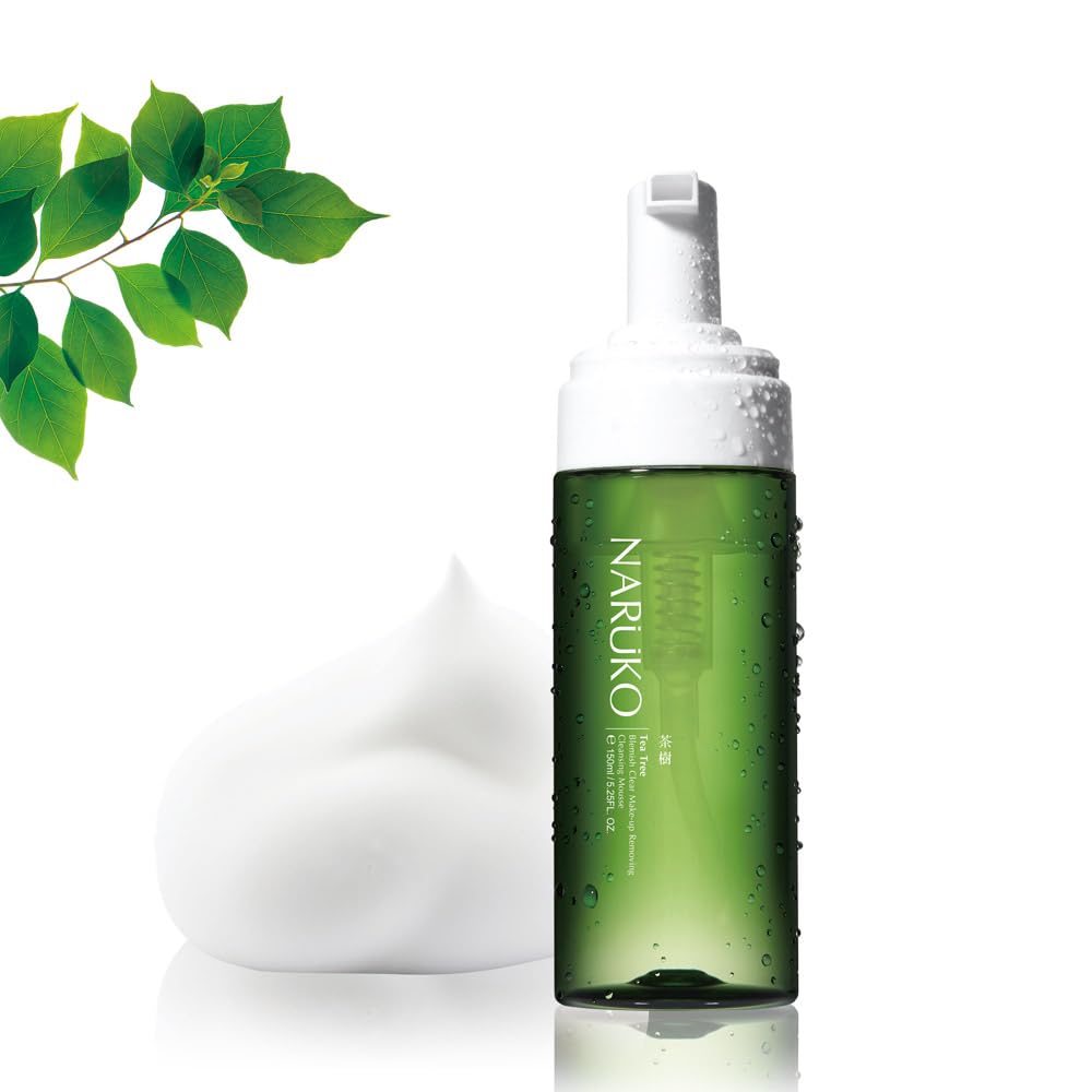 Naruko Tea Tree Blemish Clear Make-up Removing Cleansing Mousse 茶樹粉刺快閃洗卸兩用慕絲