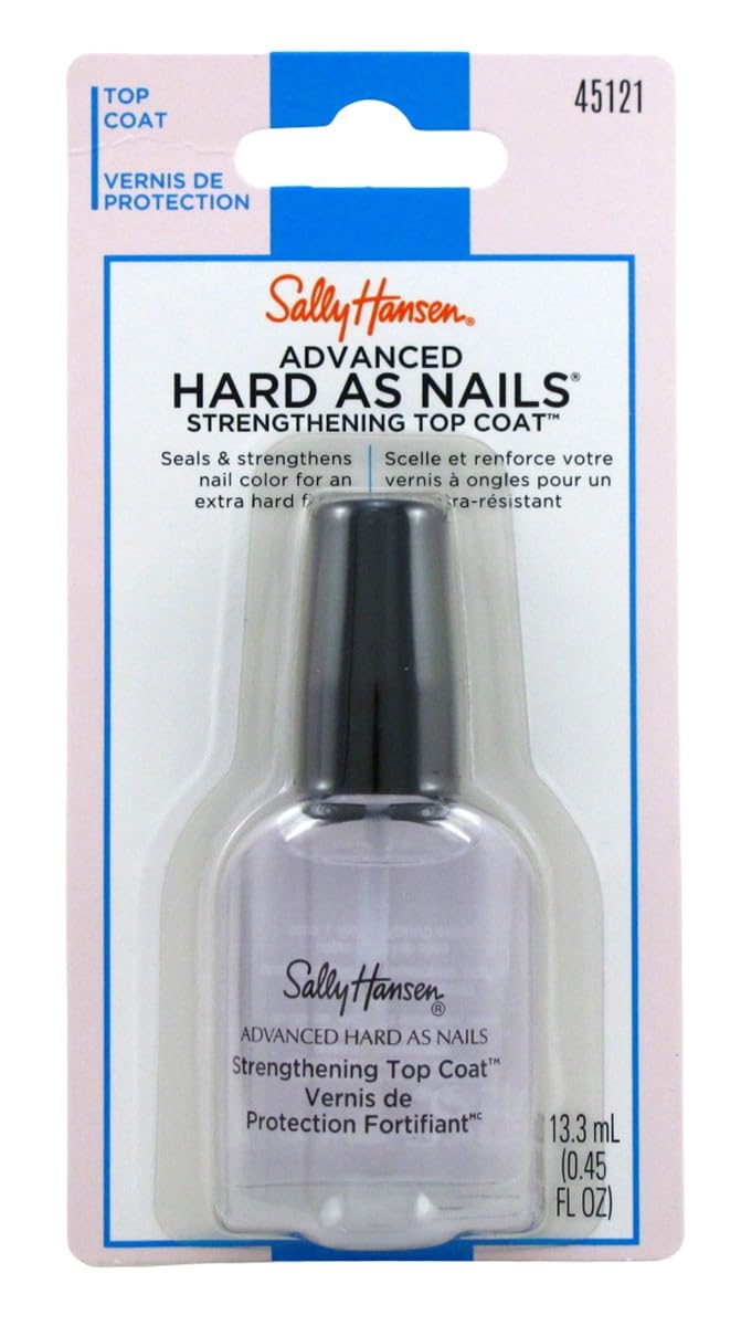 Sally Hansen Diamond Strength Nail Hardener 45095 Clear, 0.45 Fl Oz, Pack of 1