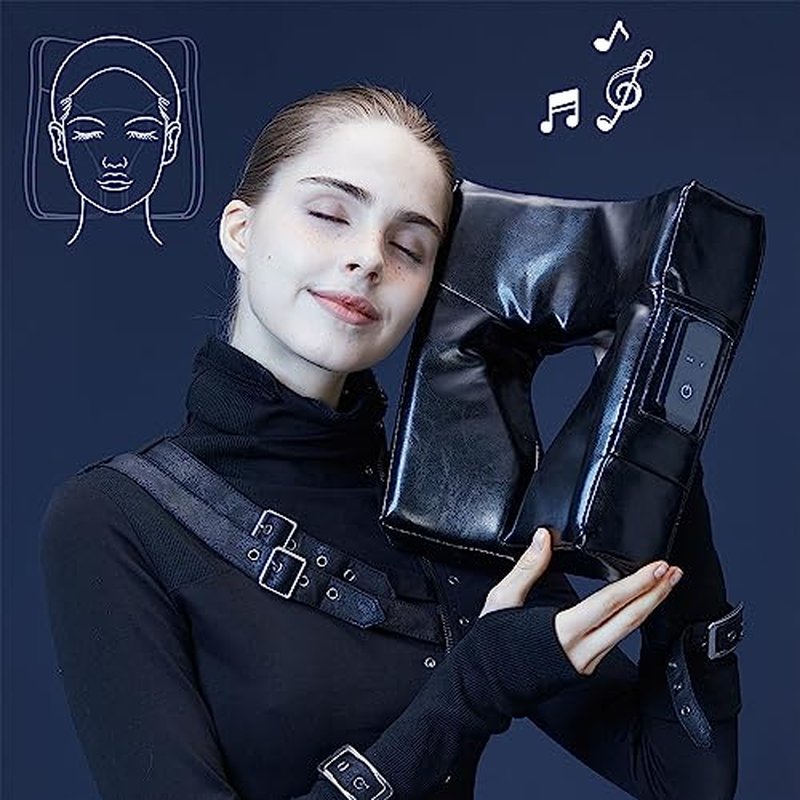 Master Massage Music Master High Fidelity Sound Face Cradle Cushion- Bluetooth Massage Pillow for Face Down Resting- Ultra Soft Massage Table Headrest Foam Headrest