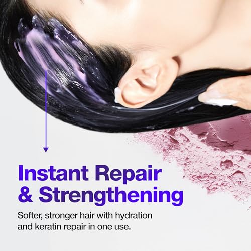 FROMLABS Hair Repair Duo ? Protein Capsule Hair Repair Treatment (6.76 fl oz) + Intensive Keratin Booster Powder (8 Pack) | 3?Minute At?Home Keratin Mask, Deep Repair for Damaged, Color?Treated Hair