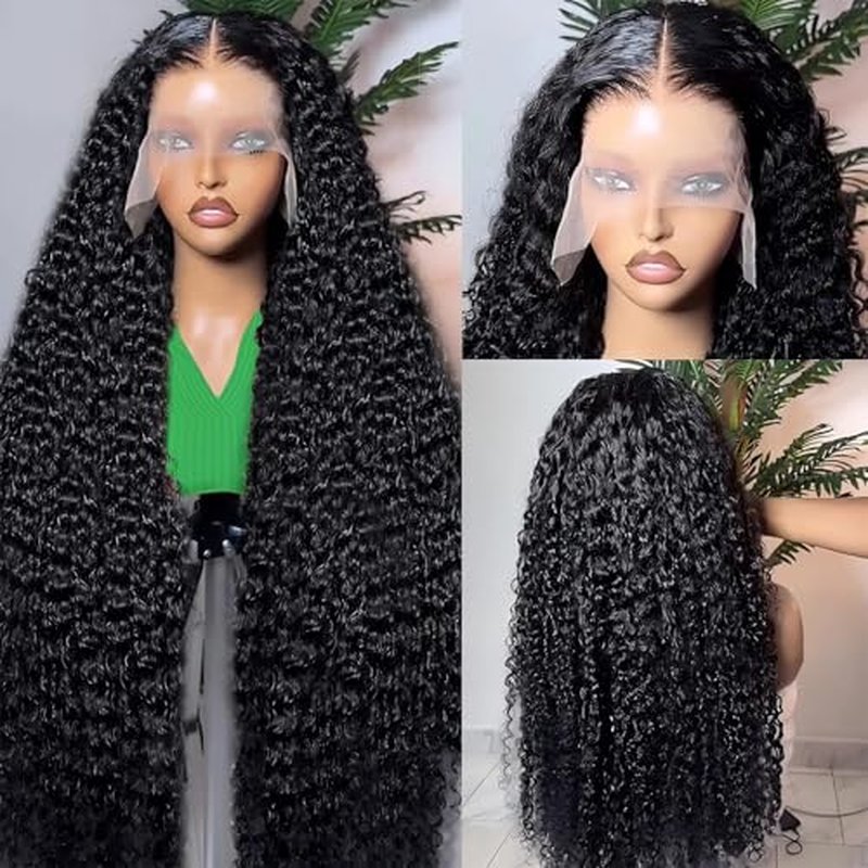 13x6 Lace Front Wigs Human Hair 200% Density Deep Wave Wig for Women 22 Inch HD Transparent Deep Wave Lace Front Wigs Human Hair Glueless Wet and Wave Human Hair Wig Pre Plucked Curly Human Hair Wig