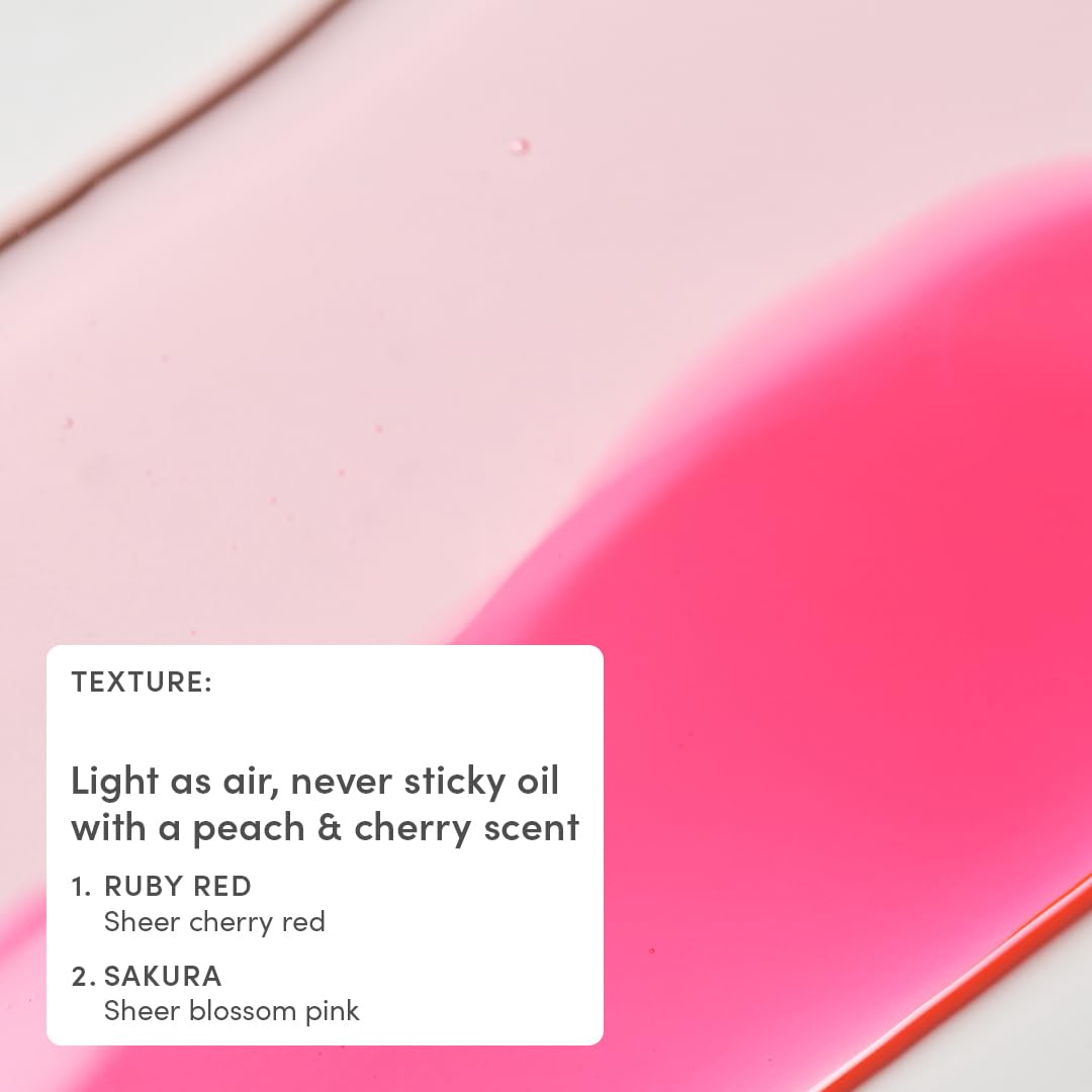 Evereden Kids Tinted Non Toxic Lip Gloss: Sakura - Non Toxic - Vegan Clean Makeup for Kids - Soothing & Hydrating Kid Lip Gloss with Cherry, Peach, & Cranberry Oils - Girls Makeup