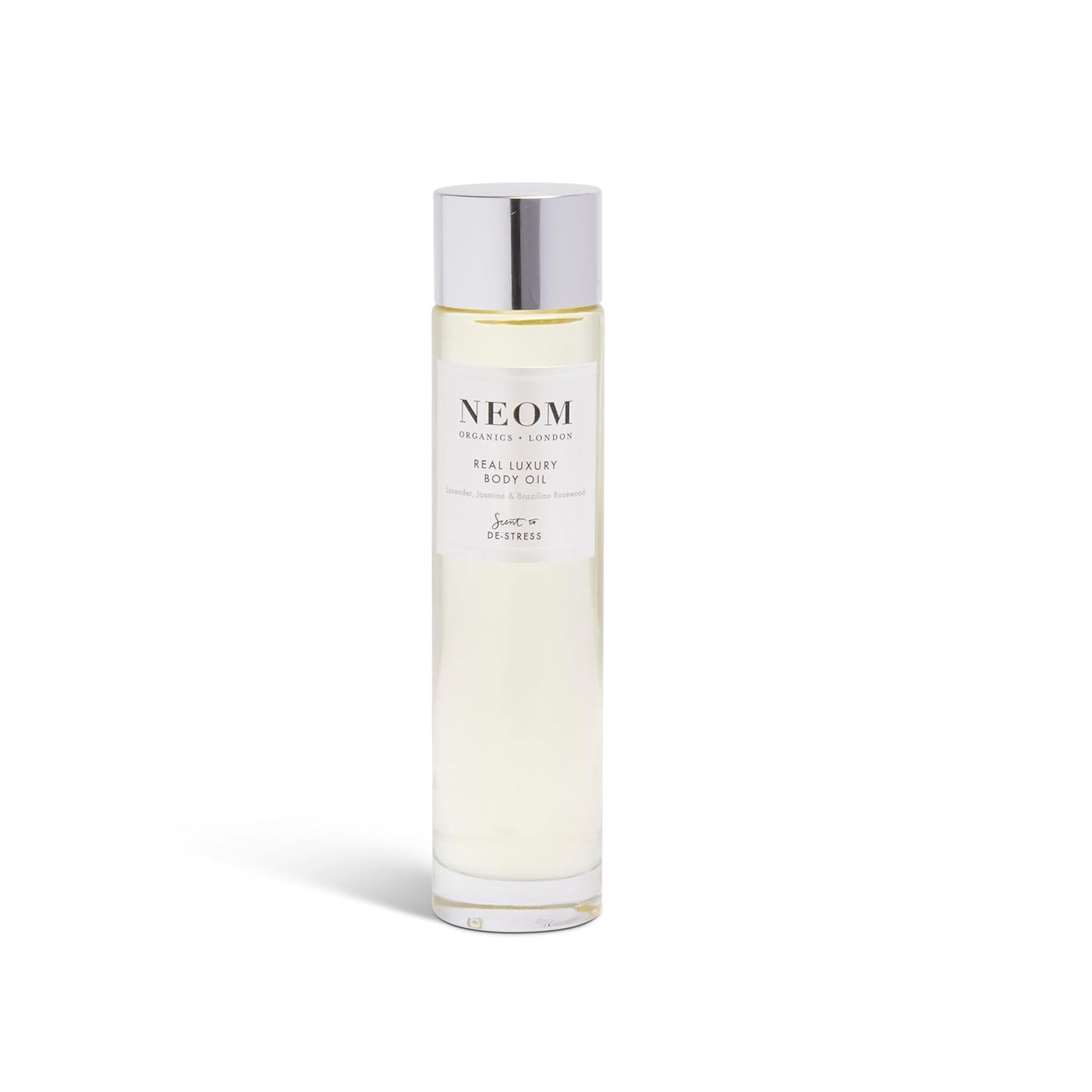 Neom Real Luxury Body Oil - 24 Pure Essential Oils for Nourishing Skin | 3.38 fl oz