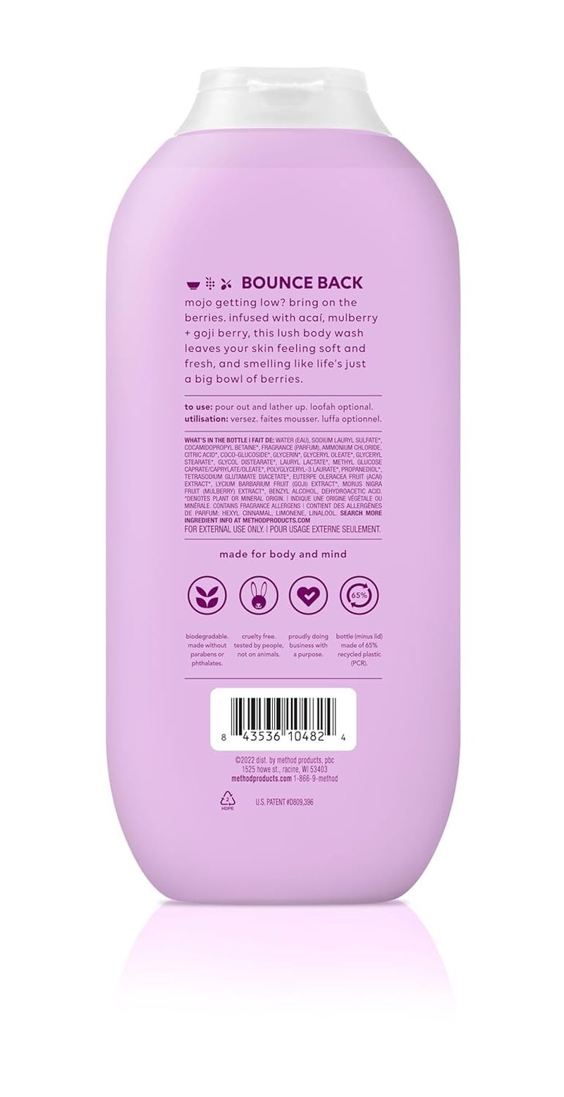 Method Body Wash - Berry Balance, Paraben & Phthalate Free | 18 oz