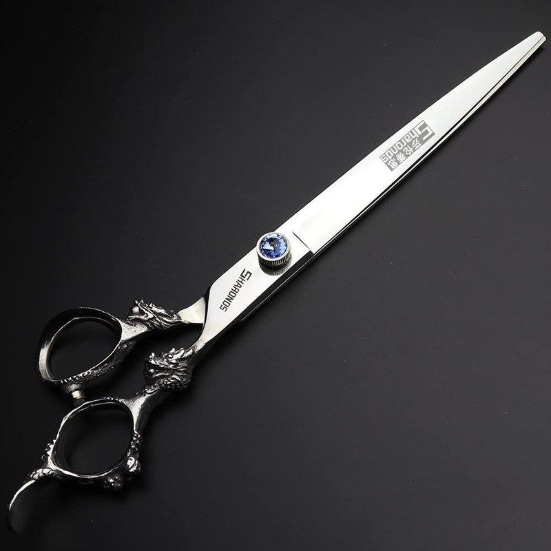 6/7/9 inch Professional Hair Cutting Thinning Scissors Barber Shears Hairdressing Salon Set (Cutting scissors) (9 inch flat)
