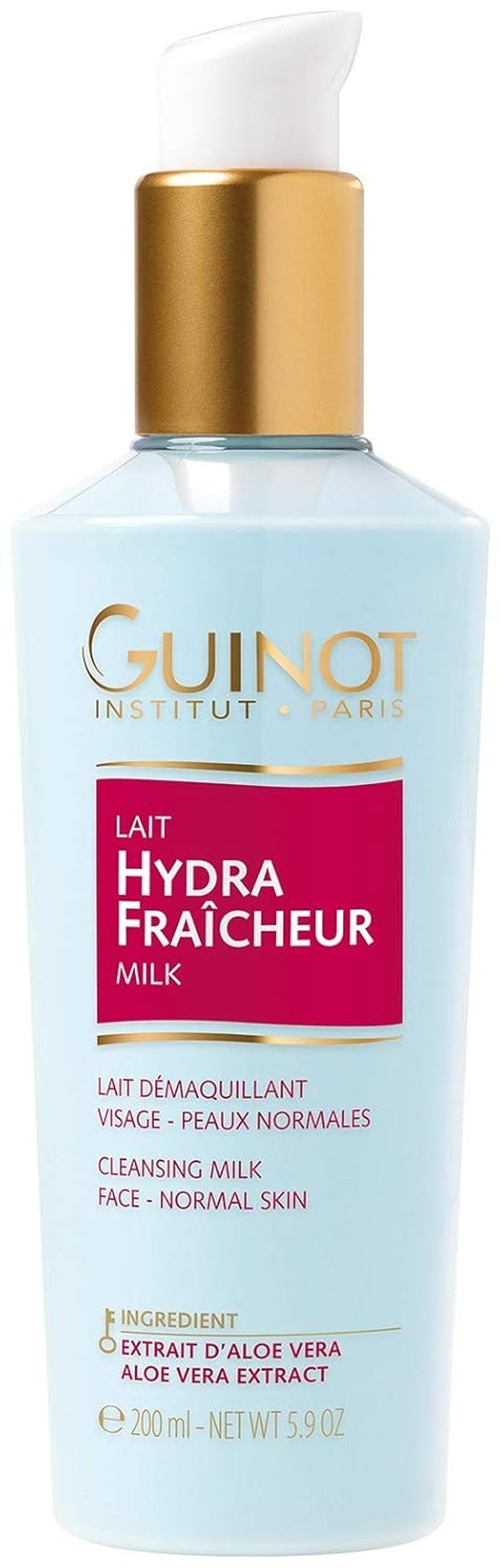 Guinot Refreshing Cleansing Milk - Gentle Hydrating Formula | 5.9 Fl Oz