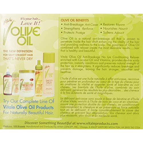 Vitale Olive Oil Relaxer Touch Up Kit, Regular, 1 Ea, 1count