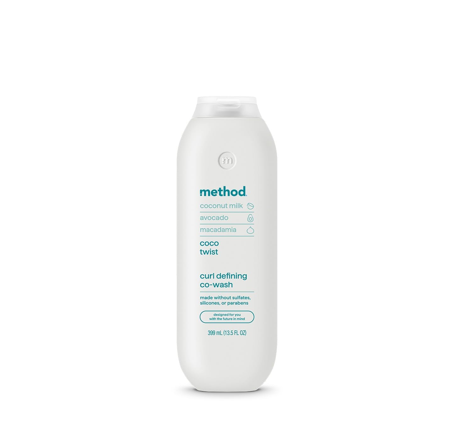Curl Defining Co-Wash | Method Coco Twist - Moisturizes & Detangles Hair - 13.5 oz, Sulfate & Paraben Free