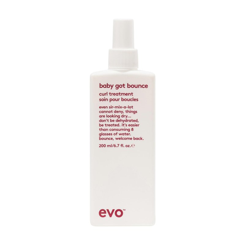 EVO Baby Got Bounce Curl Treatment - Anti Frizz Hair Treatment for Wavy & Curly Hair - Moisturizes, Repairs & Detangles - 6.8 fl oz