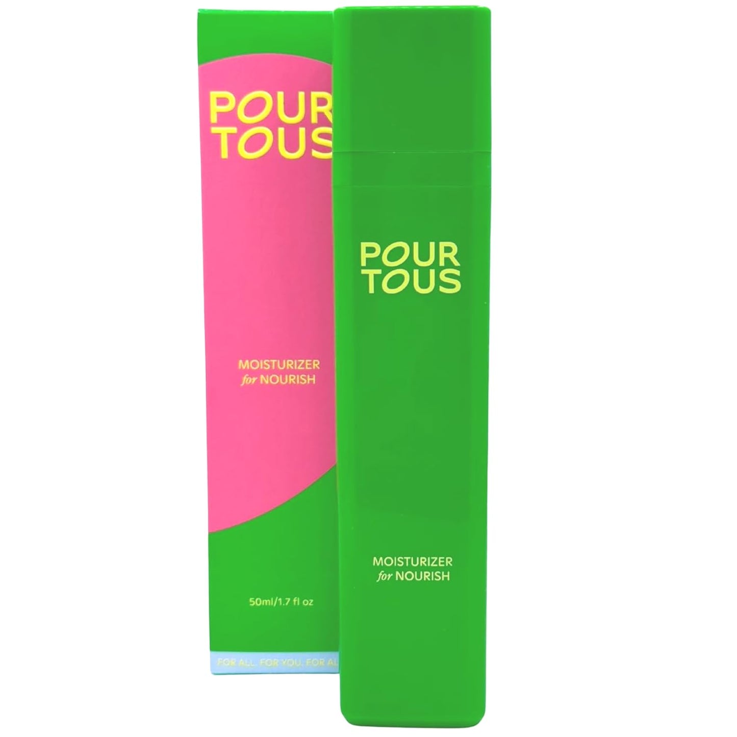 Pour Tous Facial Moisturizer (1.7 floz) | Nourishing Face Lotion w/MCT Oil & Cucumber | Safe Plant-Based Skincare For Tweens Teen & Young Adult Skin