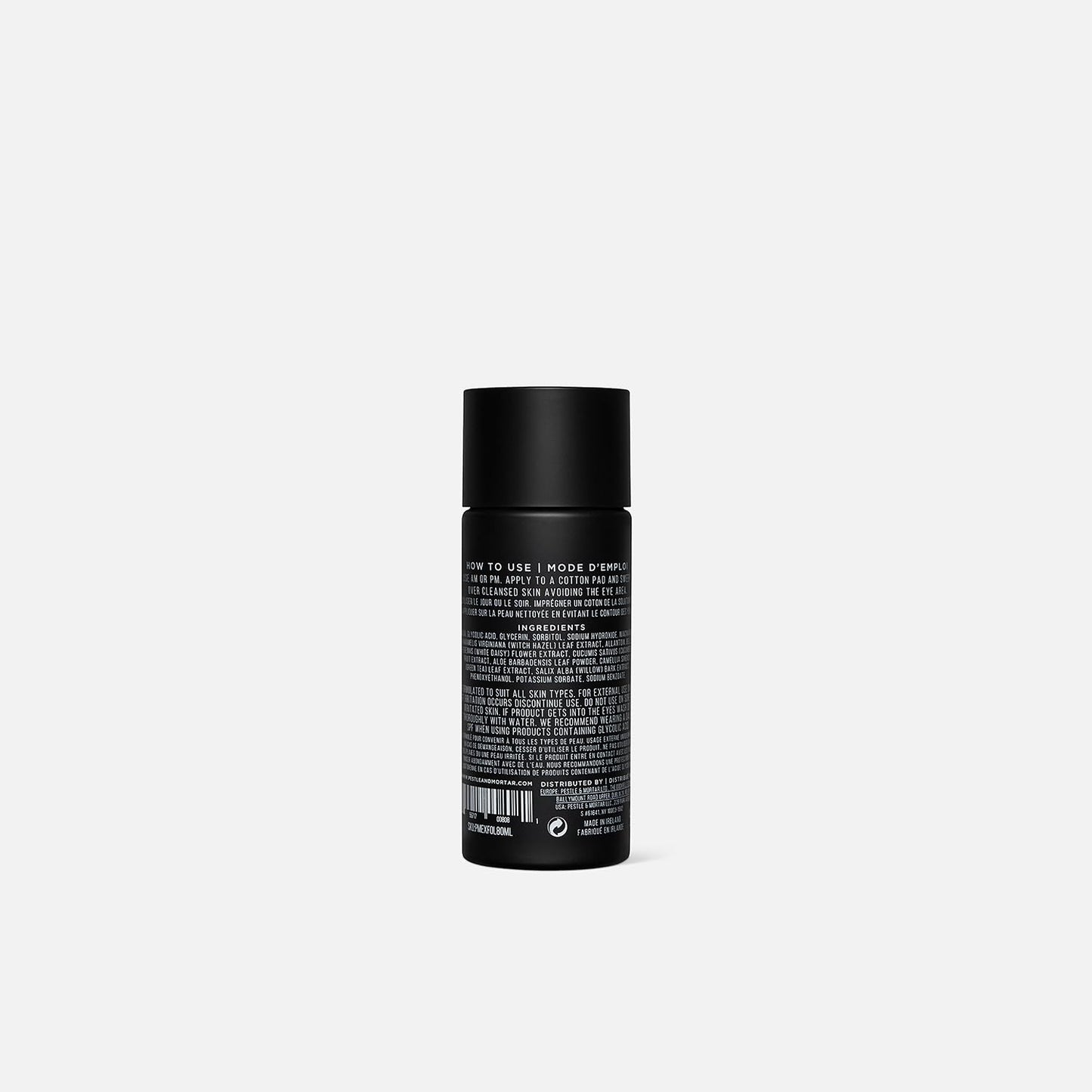 Pestle & Mortar Exfoliate 6.8% Glycolic Acid Facial Toner, Minimizes Pores and Even Skin Tone, Gentle AHA Exfoliator for face, Vegan & Cruelty-Free, 80ml