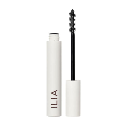 ILIA - Limitless Lash Mascara | Lengthen, Lift, Separate | 12-HR Wear | Flake + Smudge-Resistant | Conditioning Ingredients | Safe for Sensitive Eyes, Clean, Cruelty-Free (After Midnight | Soft black)