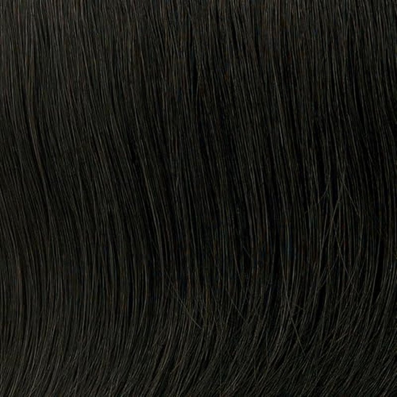 Toni Brattin Fascination Wig - Chin Length Layers, a Side-Swooping Bang & a Razor-Cut Neckline - Heat-Friendly Synthetic Fiber Looks & Feels Natural - Adjustable & Comfortable (Black, Regular)