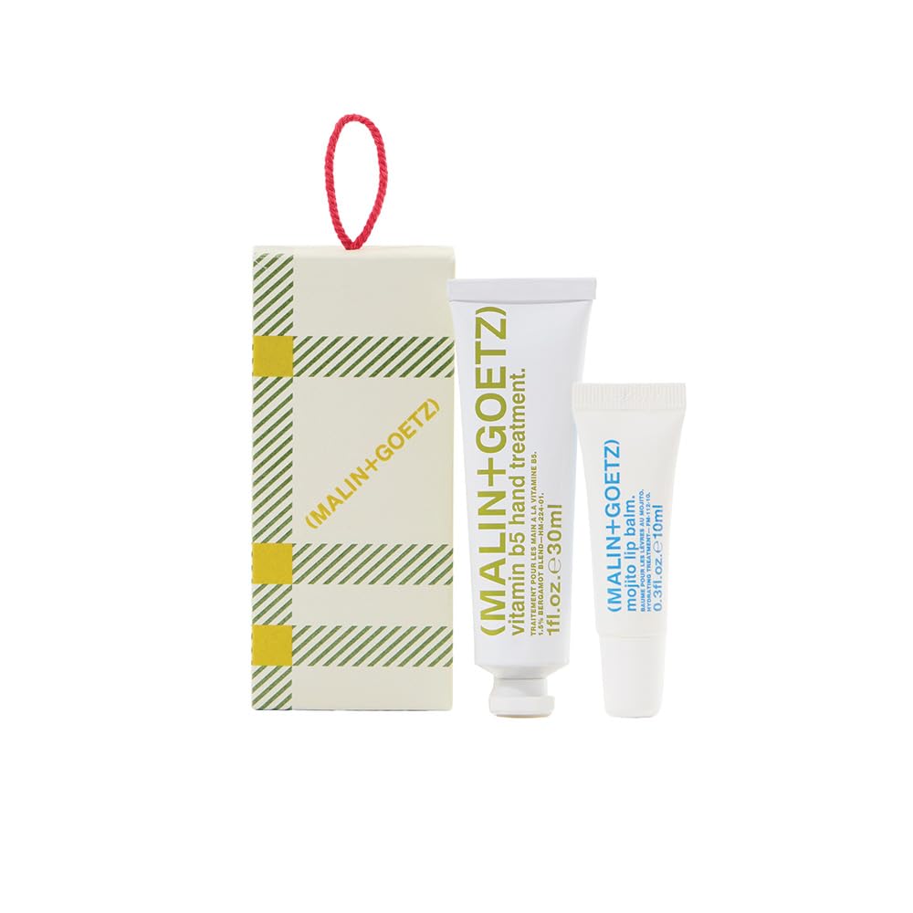 MALIN+GOETZ Vitamin B5 Treatment & Mojito Lip Balm - Hydrating Duo for Soft Lips