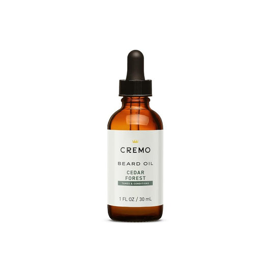 Cremo Beard Oil - Revitalizing Cedar Forest | Moisturize & Soften Beard, 1 fl oz
