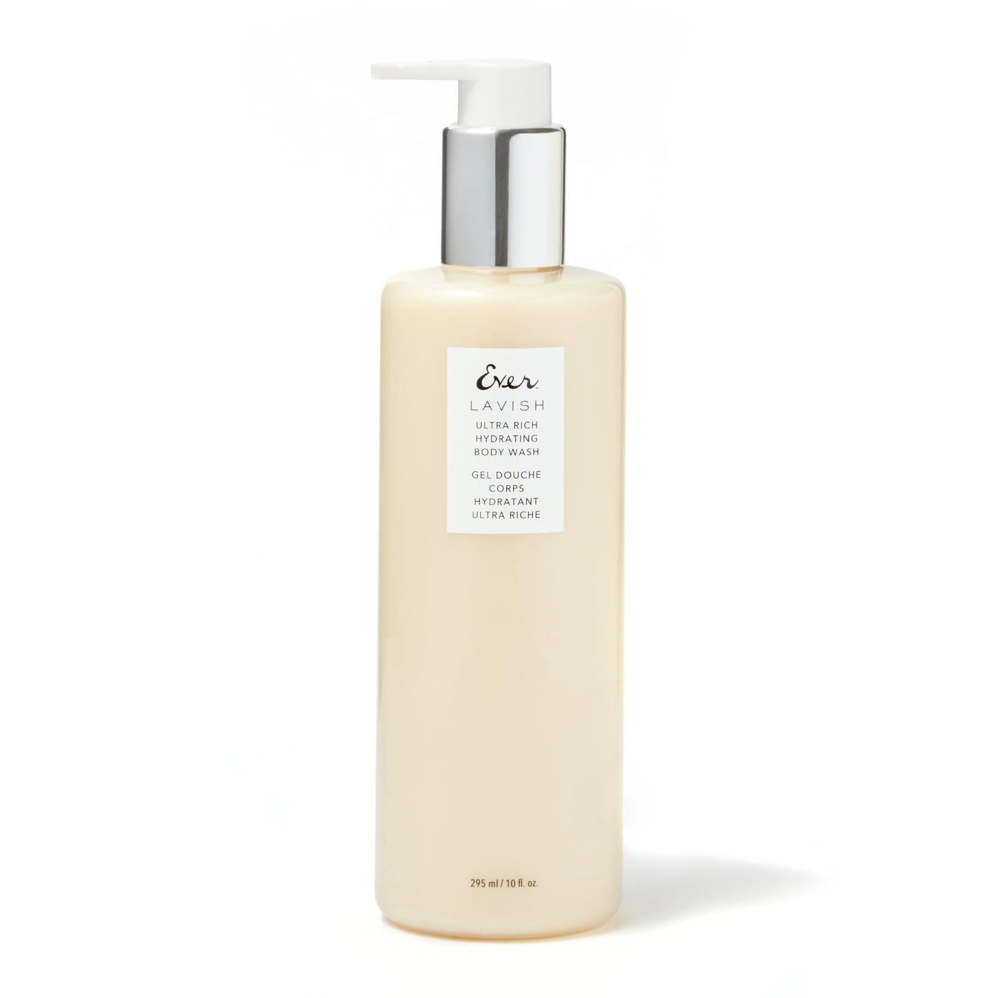 EVER Lavish Ultra Rich Hydrating Body Wash – Shea Butter, Argan & Coconut Oils with Superfruit Antioxidants & Hyaluronic Acid – Moisturizing Citrus-Vanilla Scent, 10 fl oz