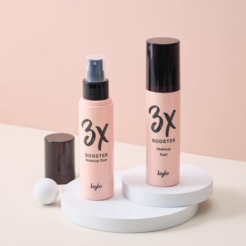 Keybo Official 3X Makeup Keeping Mist 3.4 fl oz (100 ml) Anti-Shine Fix Mist for All-Day Hold, Smudge-Proof & Transfer-Proof Finish