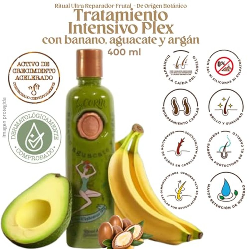 Kit 5 Crecimiento Acelerado y Ultra Reparador S.O.S: Shampoo de Romero, Mascarilla para el Cabello, Acondicionador Intensivo PLEX, DUO Termoprotector para Cabello (+ Obsequio TRENDY)
