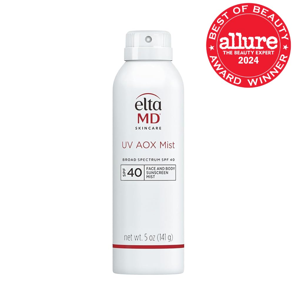 EltaMD UV AOX Mist - Hydrating Mineral Sunscreen Spray for All Skin Types | 3 oz