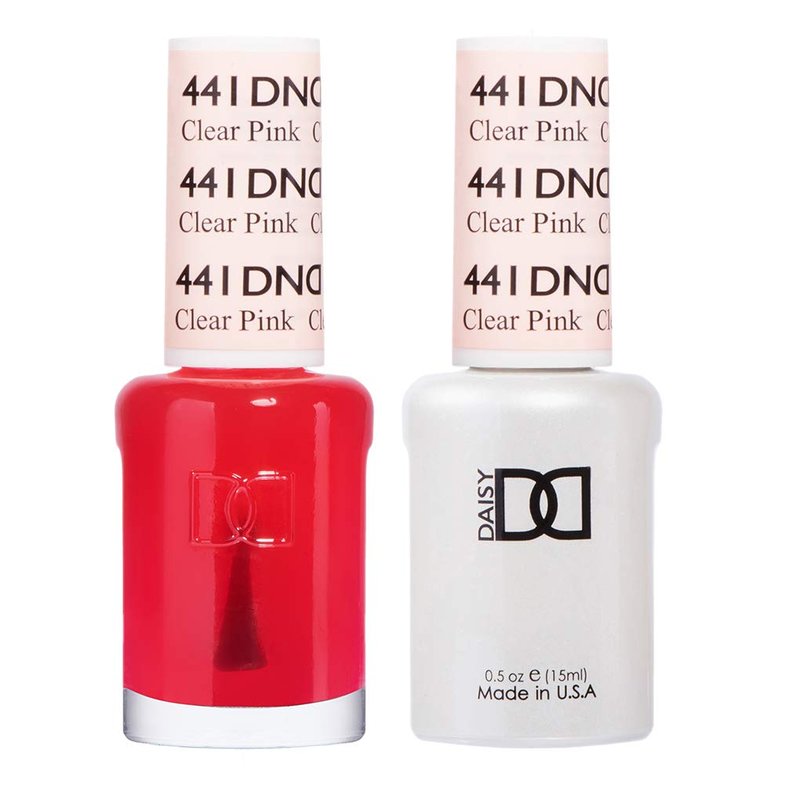 DND Gel Polish Set - Pink Nude Collection | UV/LED Gel & Air Dry Nail Lacquer Duo, 0.5 Fl Oz Each