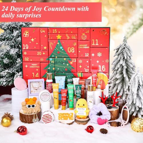 Beauty Advent Calendar for Women 2025 ? 24 Days of Luxury Skincare, Bath & Body Gift Sets, Perfect Christmas Countdown Calendar & New Year Holiday Gifts Baskets for Girlfriend, Wife, Mom, Teen Girls