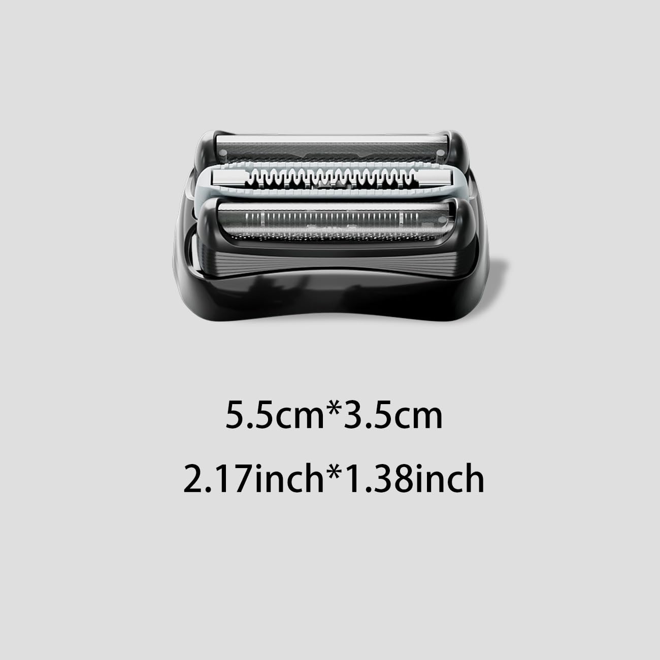 KIONCARE 2 Pack 32B 21B Shaver Replacement Head Accessories for Braun Series 3 S3 3040s 3010s 310s 3000s 3050cc 3080s 390cc