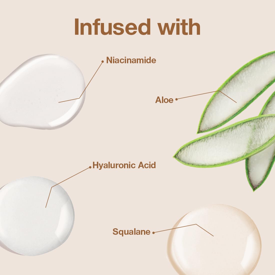 Palladio Skin Tint with Aloe, Niacinamide and Hyaluronic Acid, Sheer to Medium Coverage, Glowy Finish, Brightening and Blurring Lightweight Foundation Makeup (Dark Caramel)