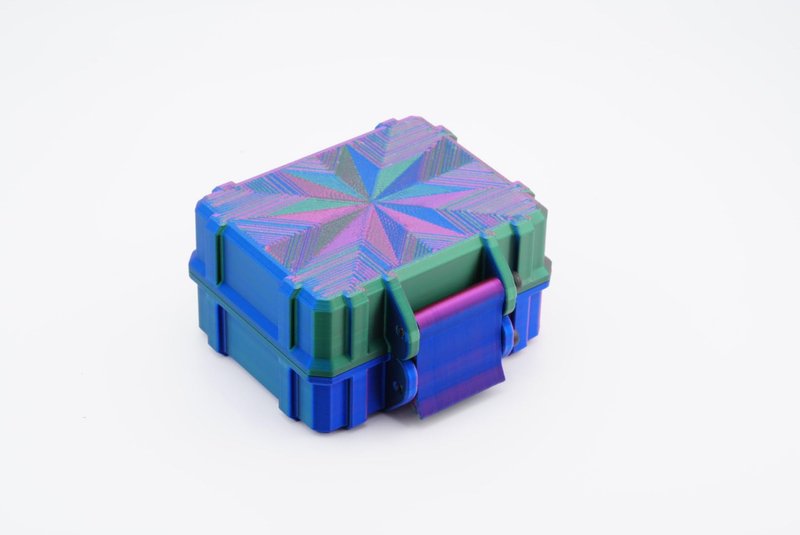 Vial Guard Storage Hard Case for 3ml, 5ml, 10ml, 30ml Vials, Secure Holder Multiple Sizes (Metalic, 4 x 3ml 1 x 30ml)