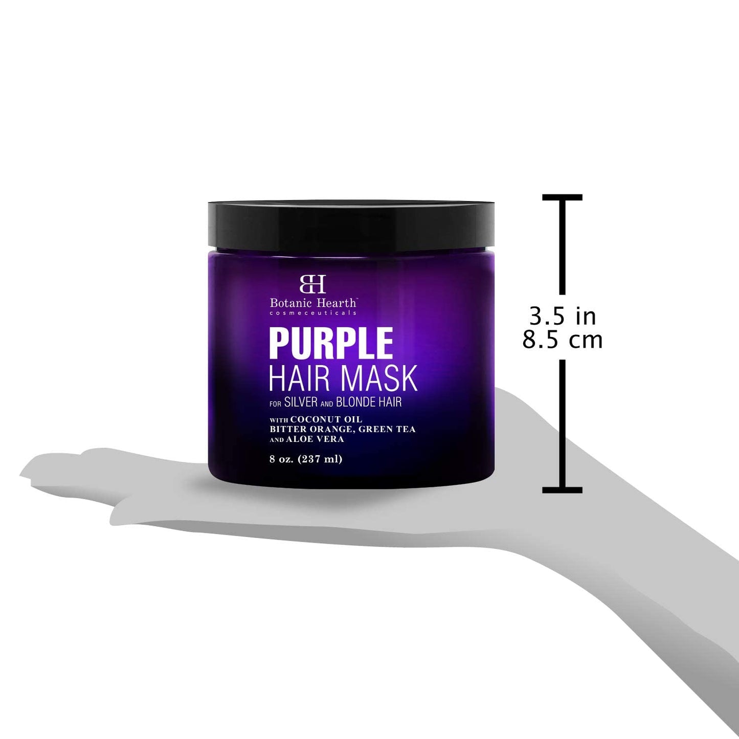 Purple Hair Mask for Blonde, Silver & Gray Hair - Sulfate & Paraben Free | 8 Fl Oz