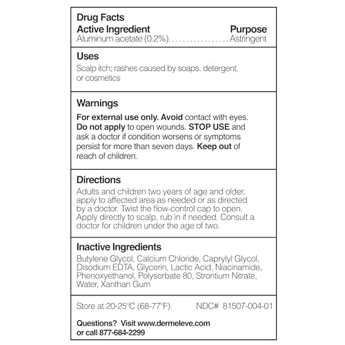 Dermeleve Itch-Free Bundle with 2 oz Cream and Scalp Serum (2 Items)