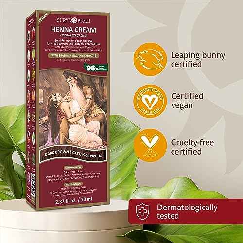Surya Brasil Henna Dark Brown Cream - 2.37 Ounce