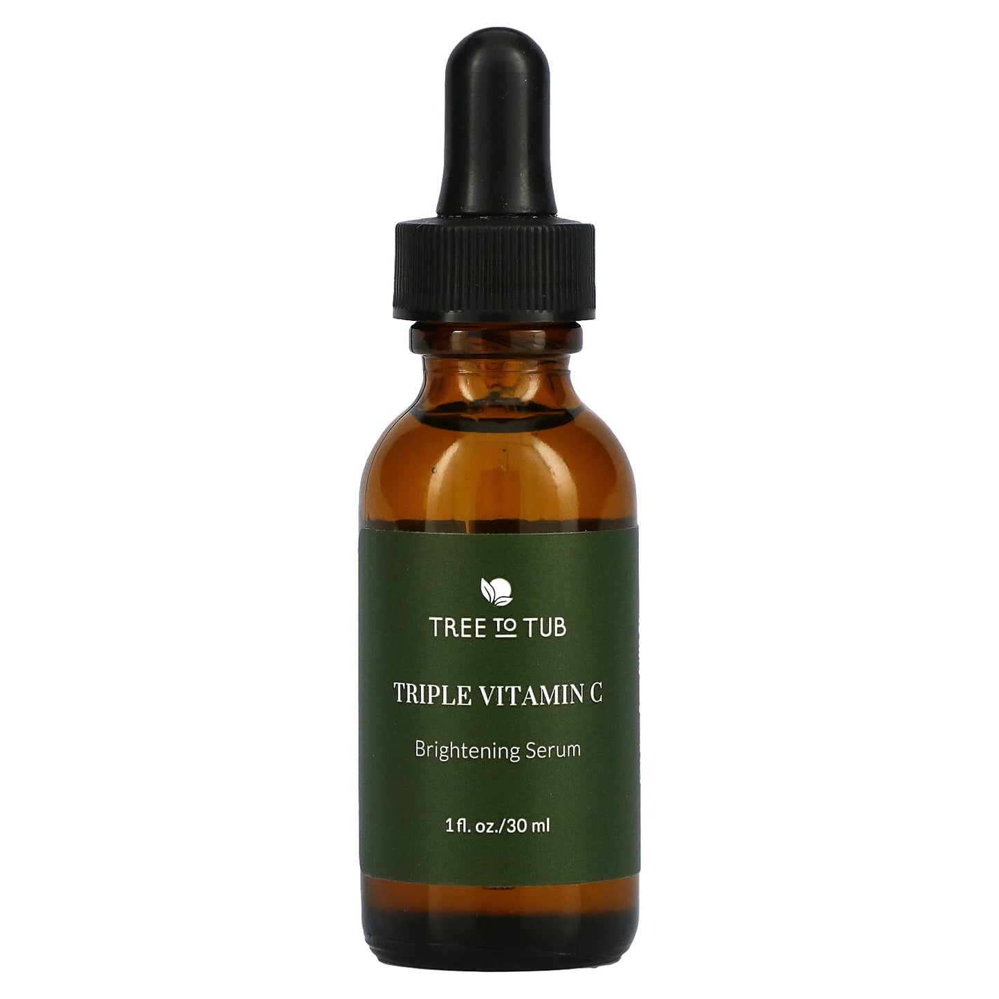 Tree To Tub Illuminating Vitamin C Serum - Triple Vitamin C Hydrating Serum for Face, Hyaluronic Acid - Maximum Anti-Aging Power Glow - Antioxidant for Dry, Sensitive Skin