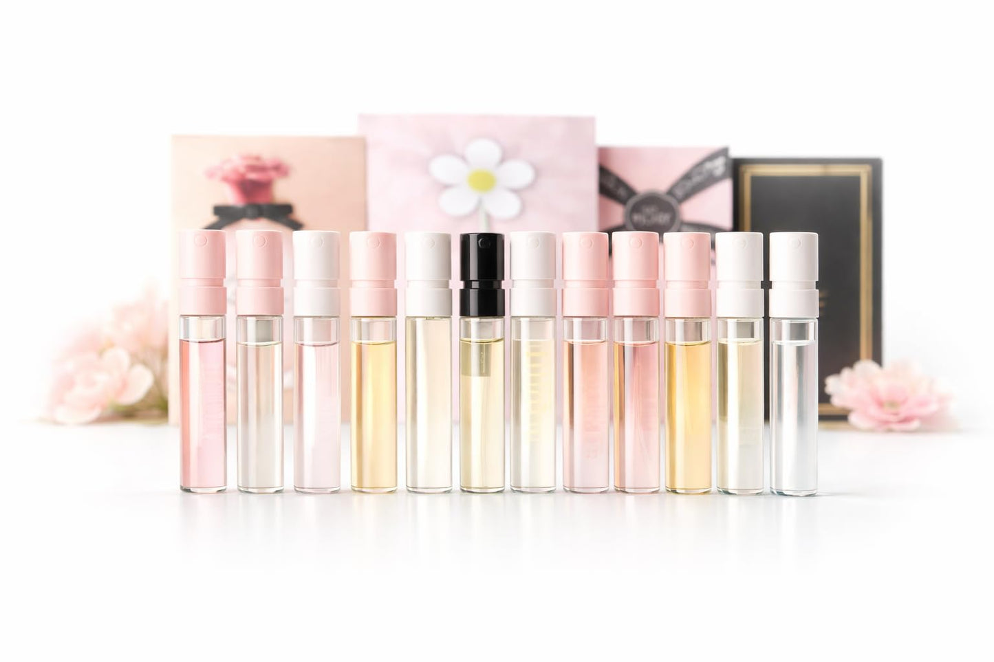 Perfume Gift Set for Women – 9 Designer Fragrance Samples, Mini Sampler Vials, Travel Size Fragrance Gift Kit