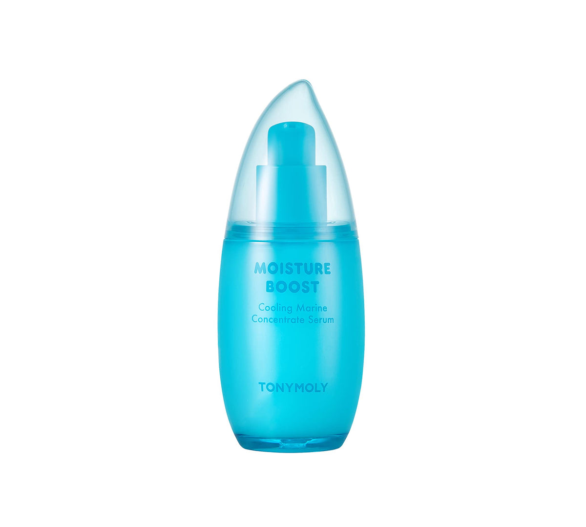 TONYMOLY Moisture Boost Hydrating Serum – Cooling Marine Concentrate with Chlorella, Seaweed & Niacinamide, Lightweight Face Moisturizer, 3 oz