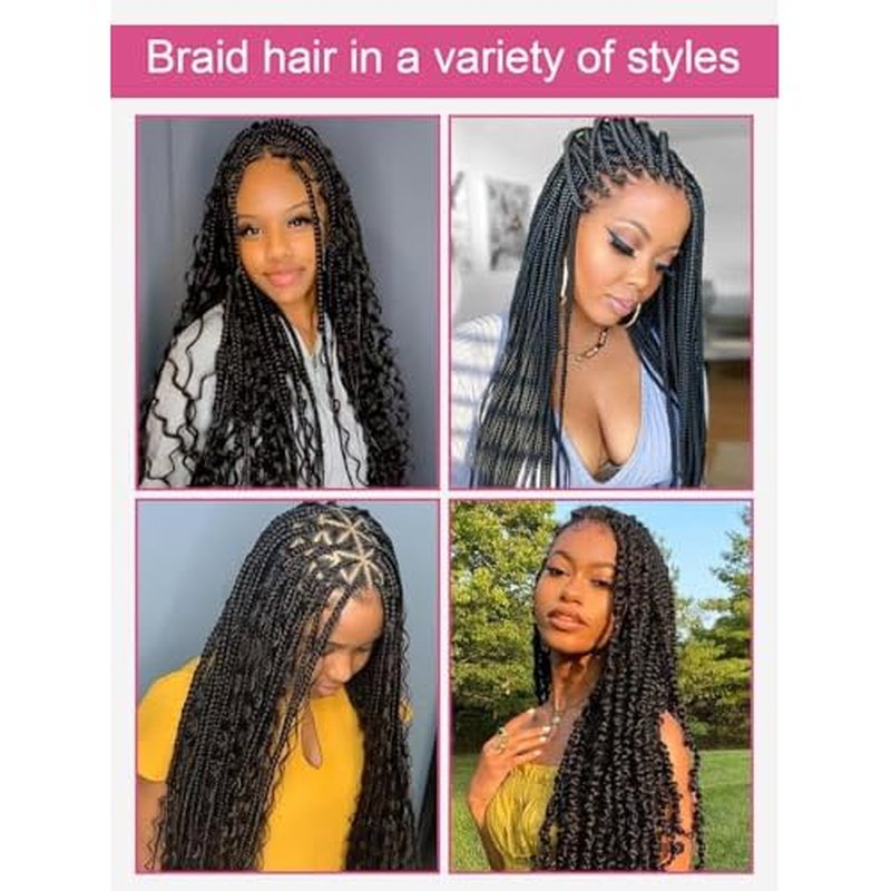 Human Braiding Hair 3 Bundles/Pack 300g 16 18 20 inch Deep Wave Curly Bulk 100% Human Hair for Braiding No Weft 10A Brazilian Virgin Human Hair Extensions for Boho Braids Natural Black Wet and Wavy