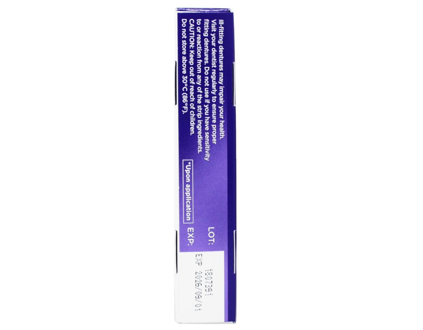Super Poligrip Comfort Seal Denture and Partials Adhesive Strips, 40 Count (Pack of 4)