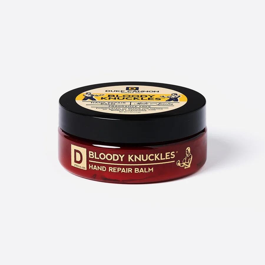 Duke Cannon Hand Repair Balm - Unscented Moisturizer for Dry, Cracked Skin | 5 oz. (2 Pack)