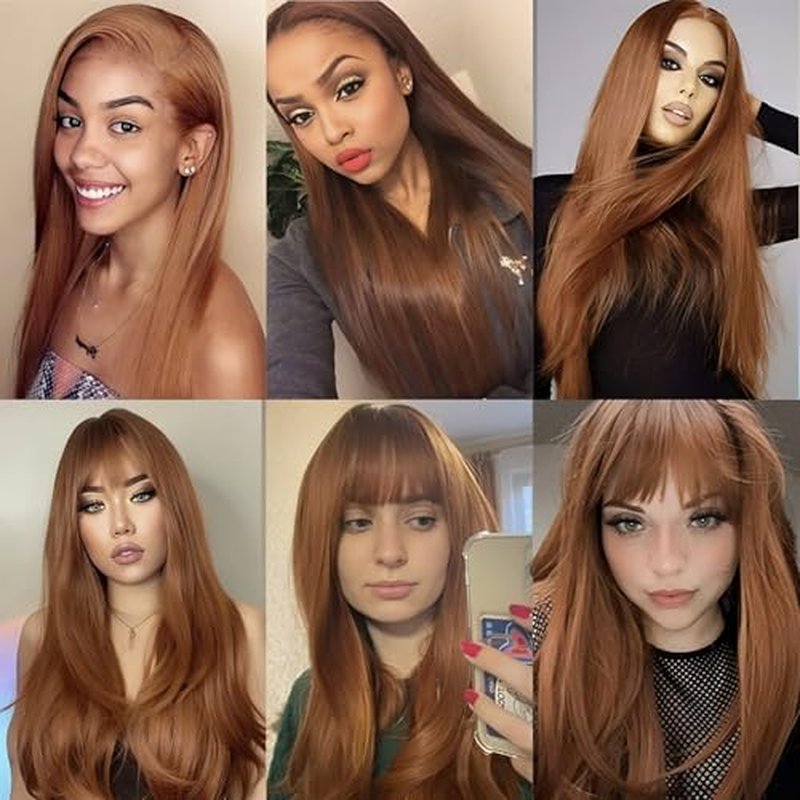Brazilian Brown Human Hair Bundles Color 30 Light Brown Straight Bundles 26 28 30 Inch Unprocessed Straight Virgin Hair Extensions for Black Women