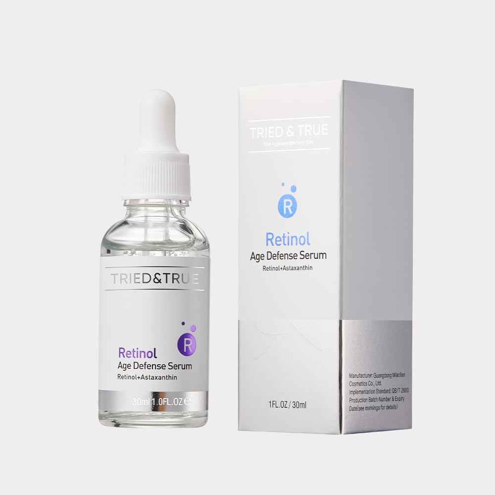 The Ageless Beauty Kit- Retinol Serum, Vitamin C Serum, and Hyaluronic Acid Serum- Skin brightening, anti-aging, skin perfecting kit- 3 Serum Set- TRIED & TRUE