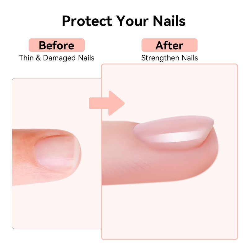 Makartt Rubber Base Gel Polish: Natural Nude Fall Winter 8ML Soak Off UV LED Foundation Gel for Salon DIY Nail Art Designs Home(Sun-Kissed Sands)