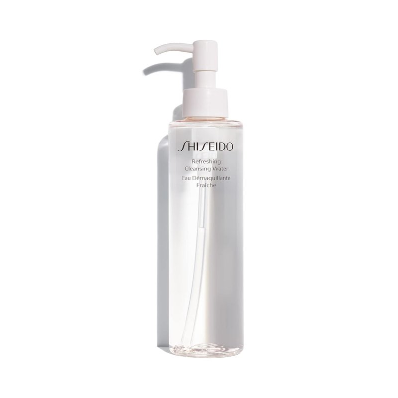 Shiseido Refreshing Cleansing Water - Water-Based Makeup Remover | 180 mL, Non-Comedogenic & Alcohol-Free